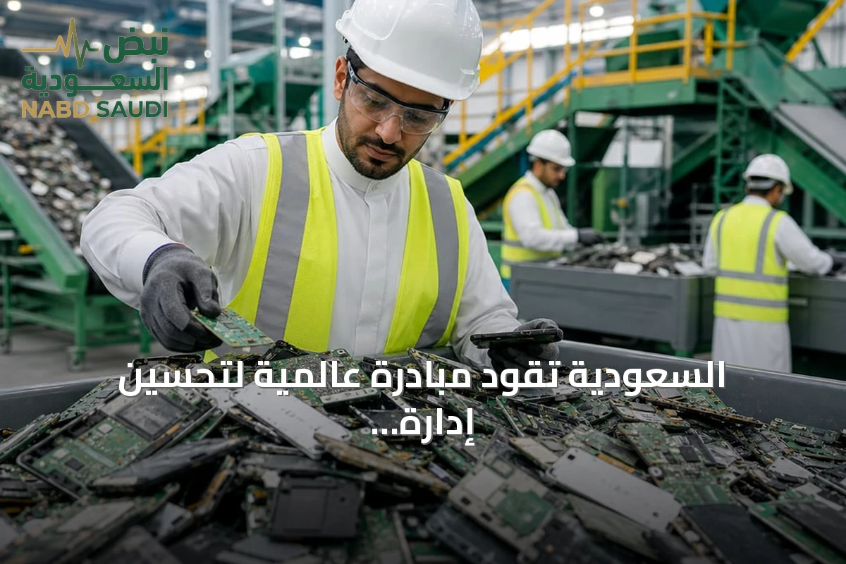 السعودية تقود مبادرة عالمية لتحسين إدارة النفايات الإلكترونية وتعزيز الاقتصاد الدائري