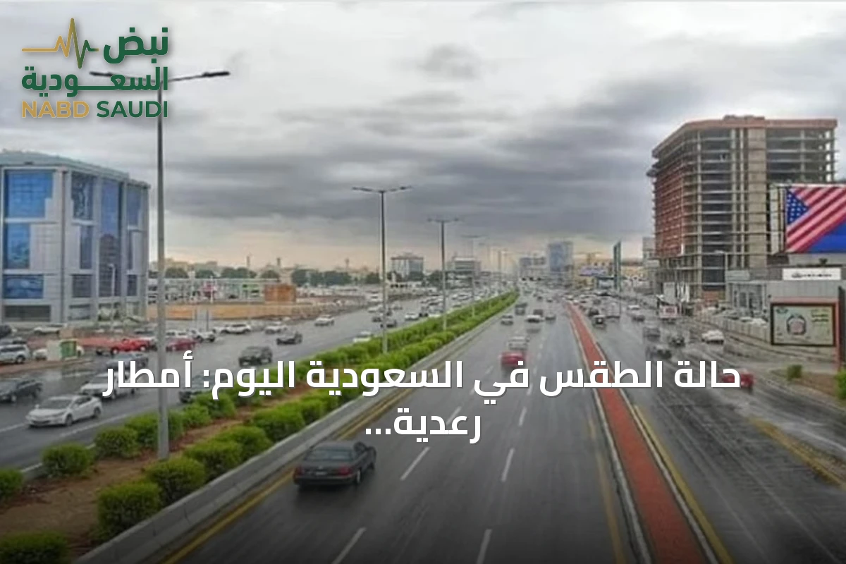 حالة الطقس في السعودية اليوم: أمطار رعدية مصحوبة برياح نشطة في عدة مناطق