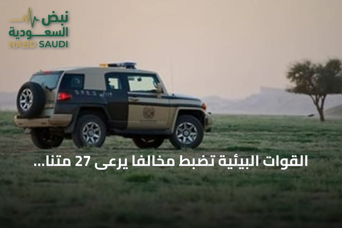 القوات البيئية تضبط مخالفًا يرعى 27 متنًا من الإبل داخل محمية الإمام تركي