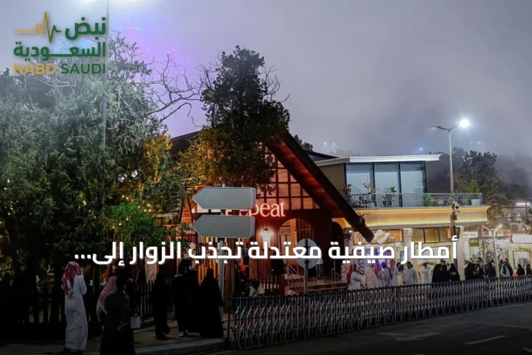 أمطار صيفية معتدلة تجذب الزوار إلى متنزهات الباحة
