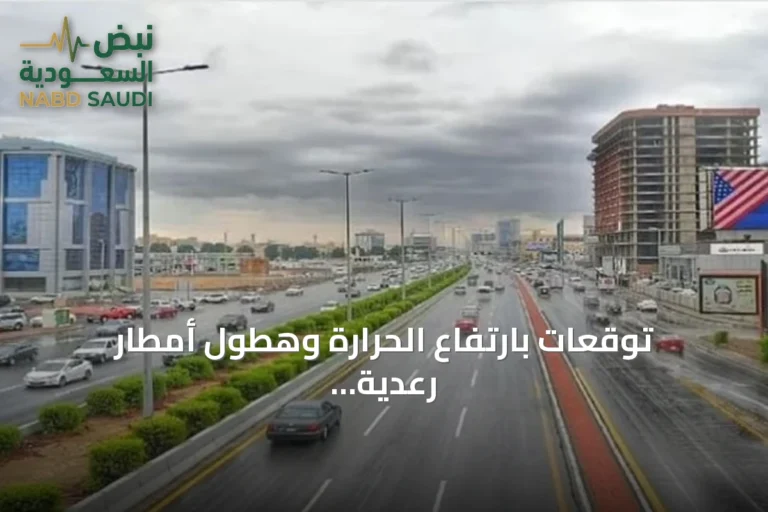 توقعات بارتفاع الحرارة وهطول أمطار رعدية في مناطق متعددة من المملكة
