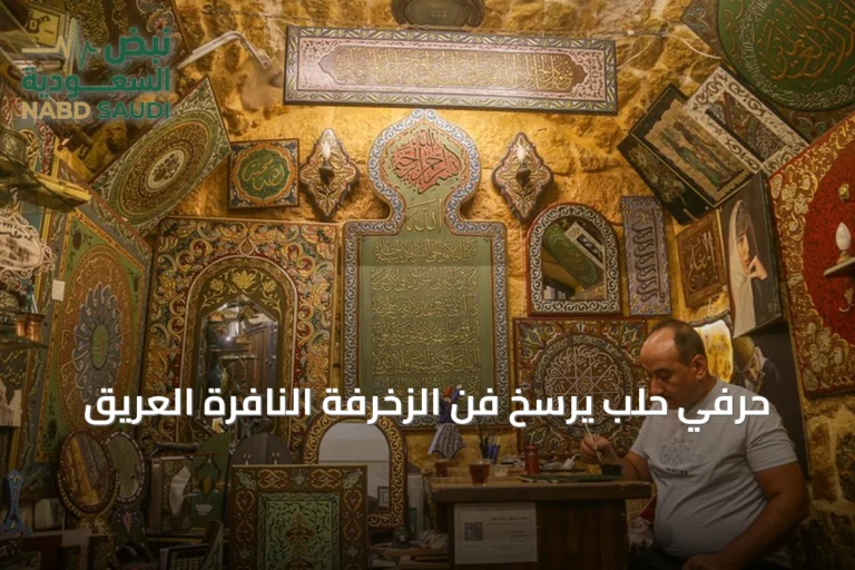 حرفي حلب يرسخ فن الزخرفة النافرة العريق