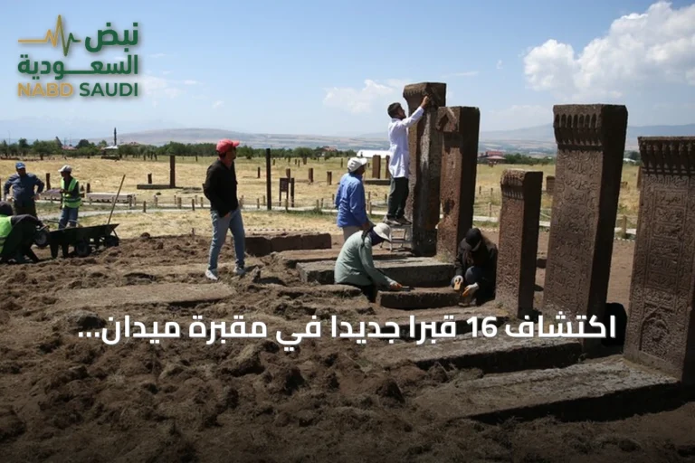 اكتشاف 16 قبراً جديداً في مقبرة ميدان السلجوقية بأخلاط التركية