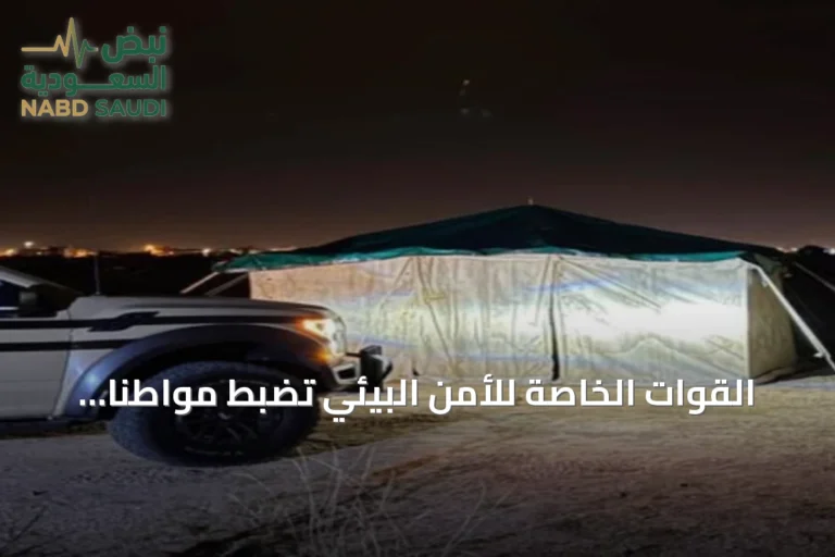 القوات الخاصة للأمن البيئي تضبط مواطنًا لمخالفته التخييم دون ترخيص في عسير
