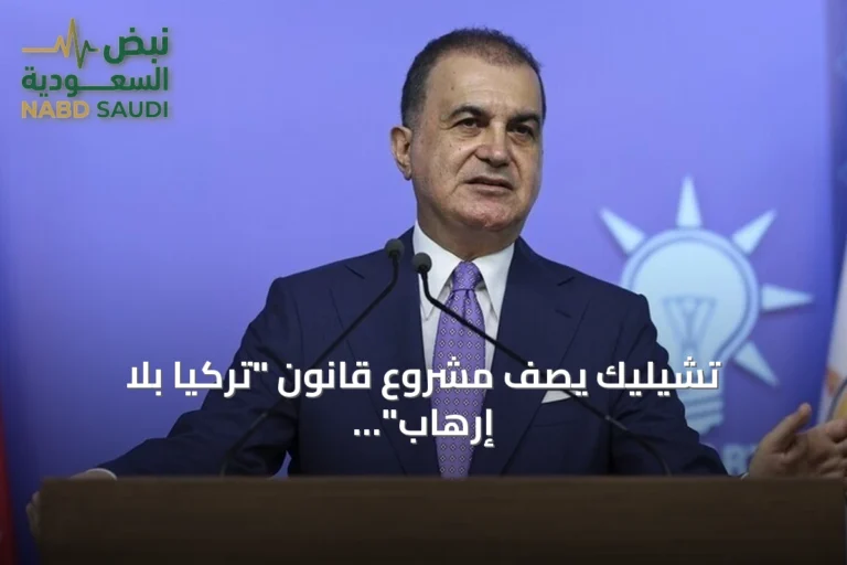 تشيليك يصف مشروع قانون "تركيا بلا إرهاب" بأهم مرحلة في مسار دام عامين