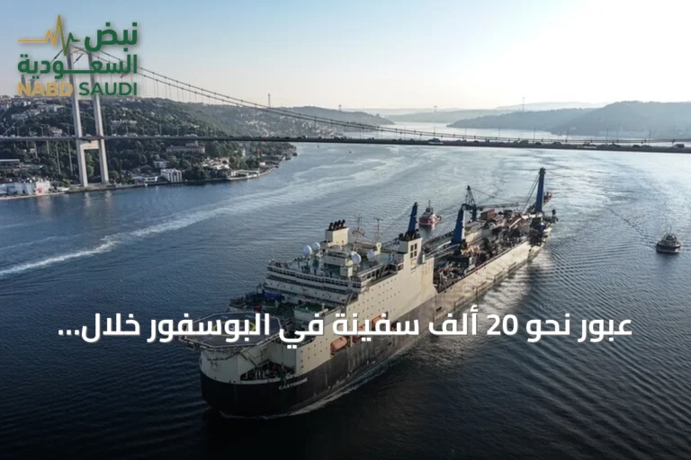 عبور نحو 20 ألف سفينة في البوسفور خلال النصف الأول من 2026