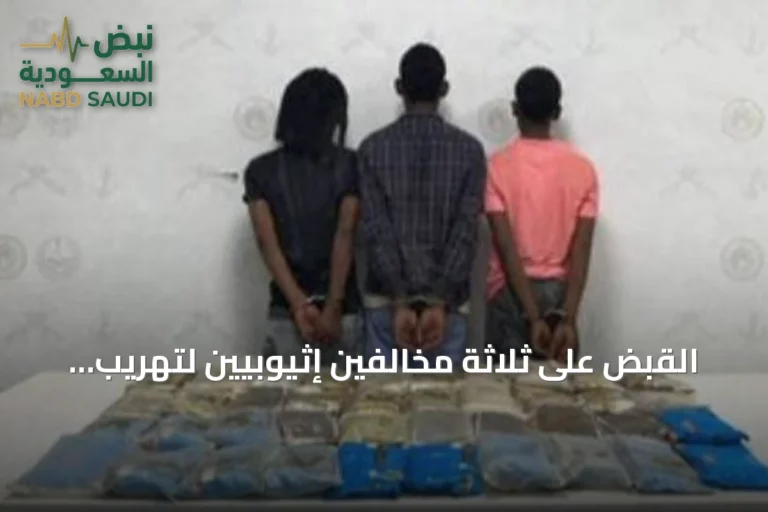 القبض على ثلاثة مخالفين إثيوبيين لتهريب الحشيش في عسير