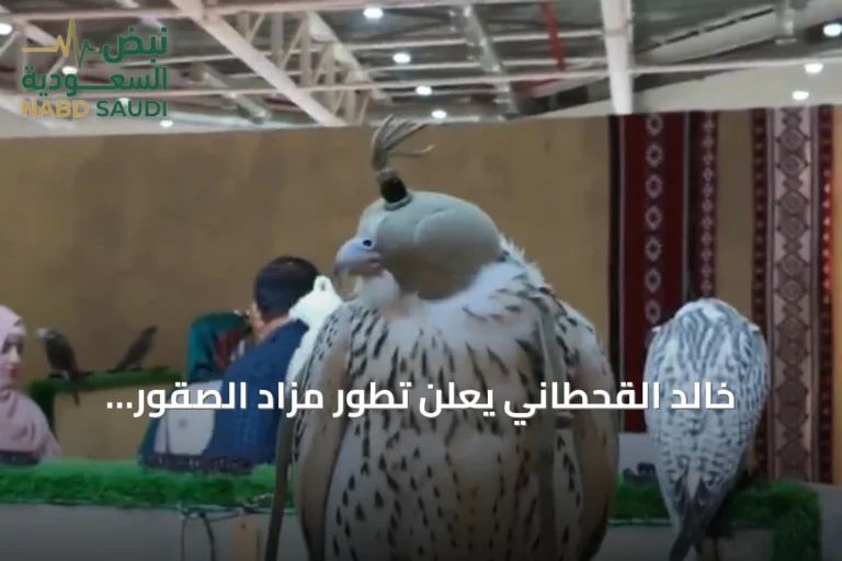 خالد القحطاني يعلن تطور مزاد الصقور الدولي وزيادة الإقبال مع أسعار تنافسية لدعم صقاري المستقبل