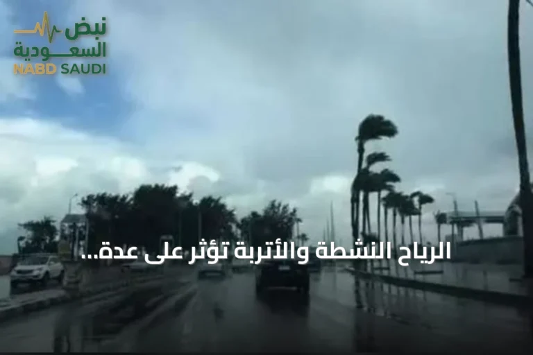 الرياح النشطة والأتربة تؤثر على عدة مناطق.. والحرارة مرتفعة في الشرقية والرياض
