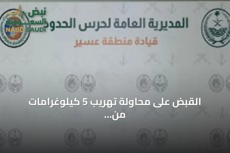 القبض على محاولة تهريب 5 كيلوغرامات من الحشيش في عسير