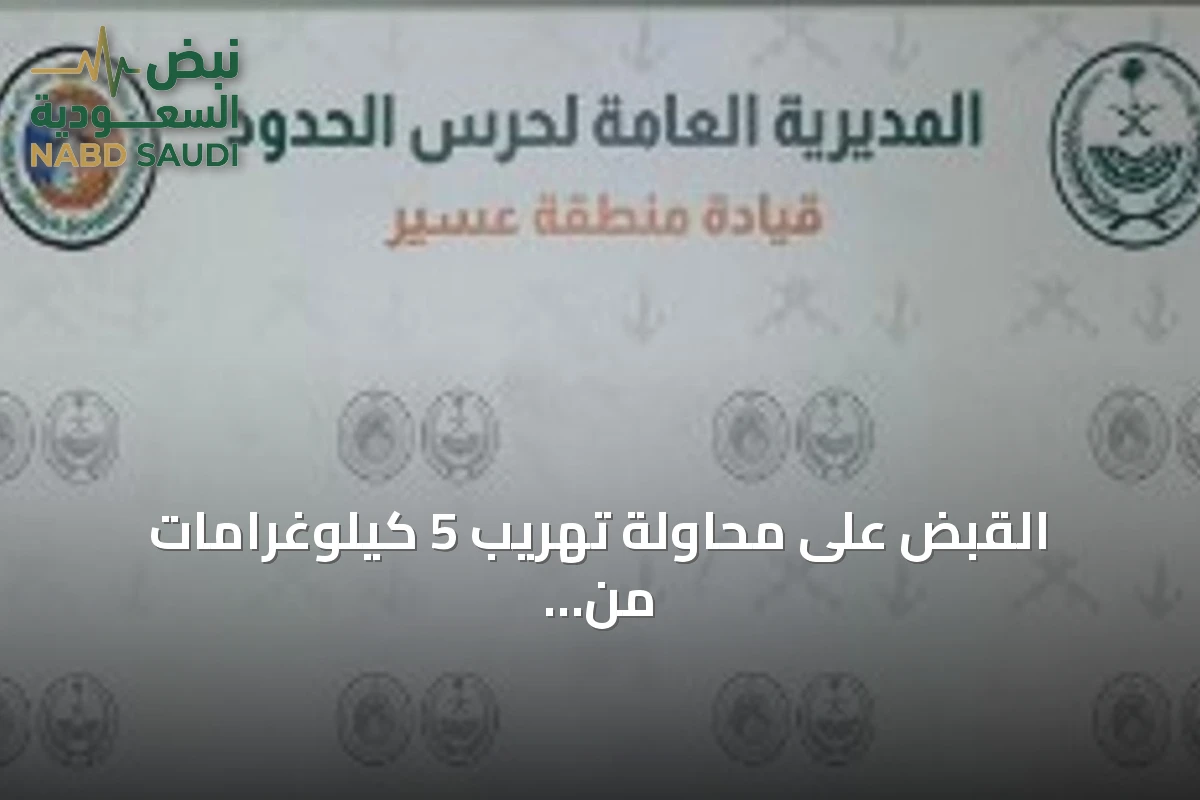 القبض على محاولة تهريب 5 كيلوغرامات من الحشيش في عسير