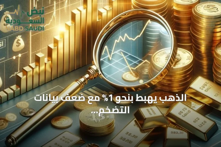الذهب يهبط بنحو 1% مع ضعف بيانات التضخم الأمريكية وتراجع رهانات الفائدة