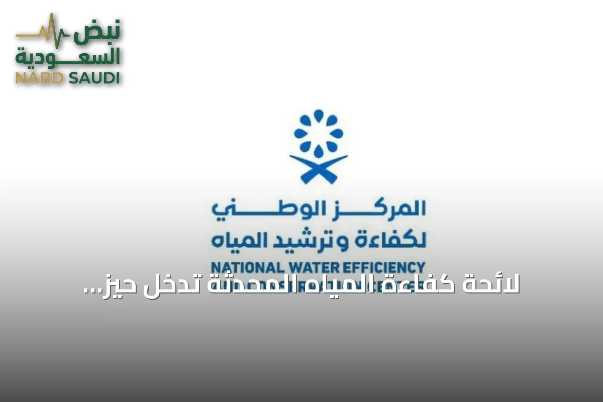 لائحة كفاءة المياه المحدثة تدخل حيز التنفيذ في مارس 2027