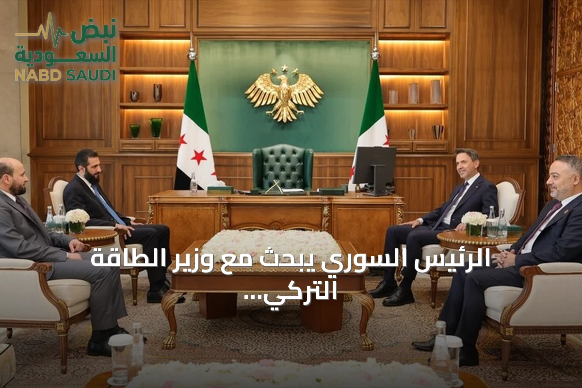 الرئيس السوري يبحث مع وزير الطاقة التركي تعزيز التعاون في الطاقة والفوسفات