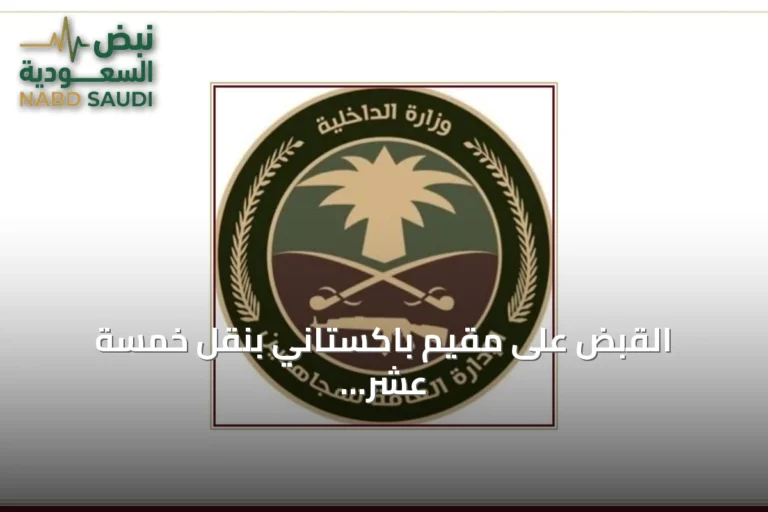 القبض على مقيم باكستاني بنقل خمسة عشر مخالفًا إثيوبيًا في جازان