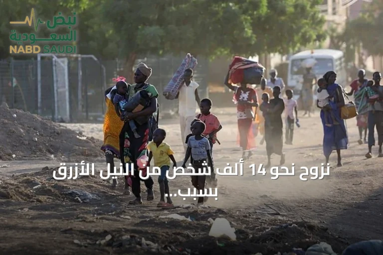 نزوح نحو 14 ألف شخص من النيل الأزرق بسبب تدهور الأوضاع الأمنية