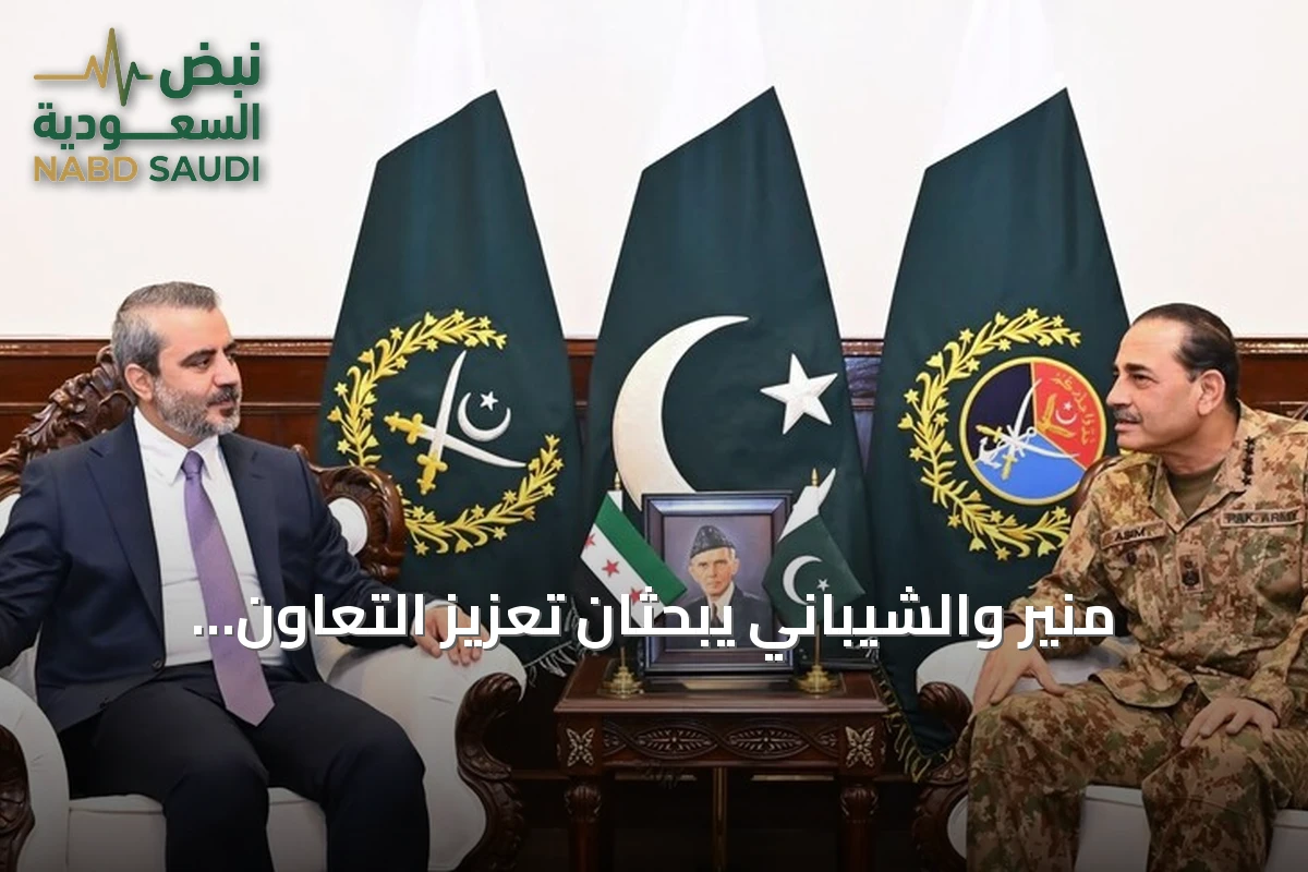 منير والشيباني يبحثان تعزيز التعاون الدفاعي بين باكستان وسوريا