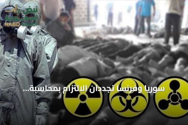 سوريا وفرنسا تجددان الالتزام بمحاسبة مستخدمي الأسلحة الكيميائية وتطلبان الانضمام إلى شراكة دولية