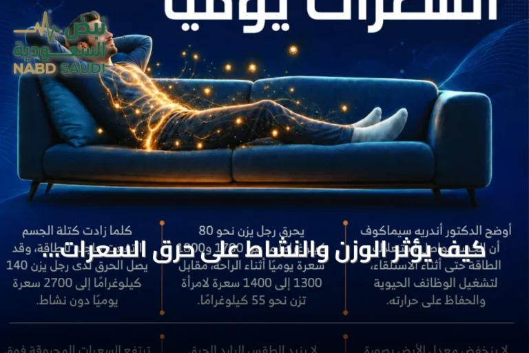 كيف يؤثر الوزن والنشاط على حرق السعرات الحرارية في حالة الراحة