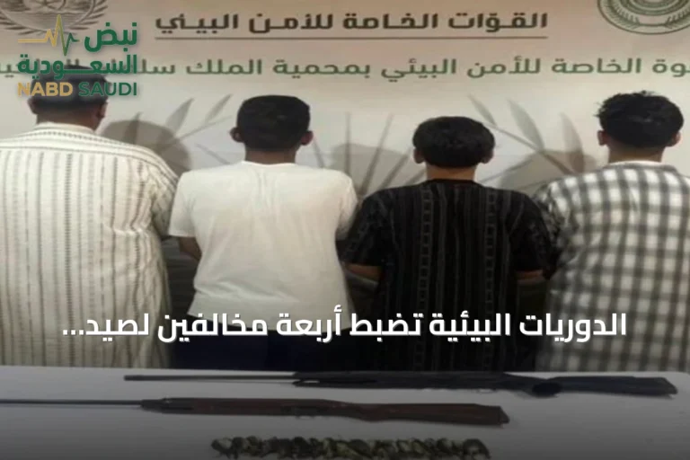 الدوريات البيئية تضبط أربعة مخالفين لصيد غير مرخص في محمية الملك سلمان الملكية