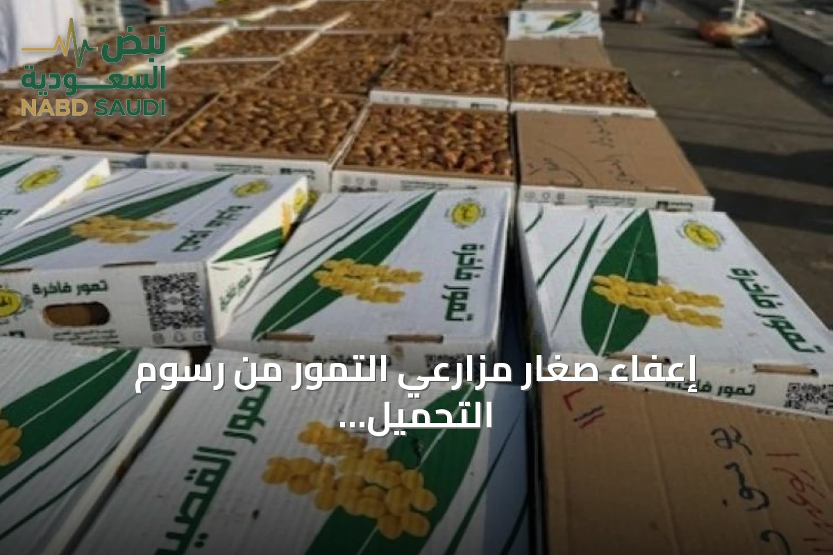 إعفاء صغار مزارعي التمور من رسوم التحميل والتحصيل في السوق المركزي