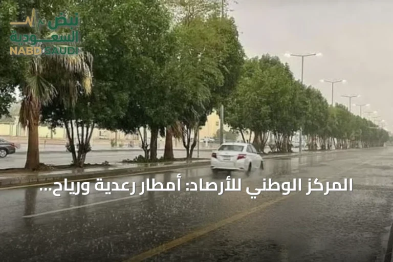 المركز الوطني للأرصاد: أمطار رعدية ورياح نشطة على عدة مناطق الثلاثاء