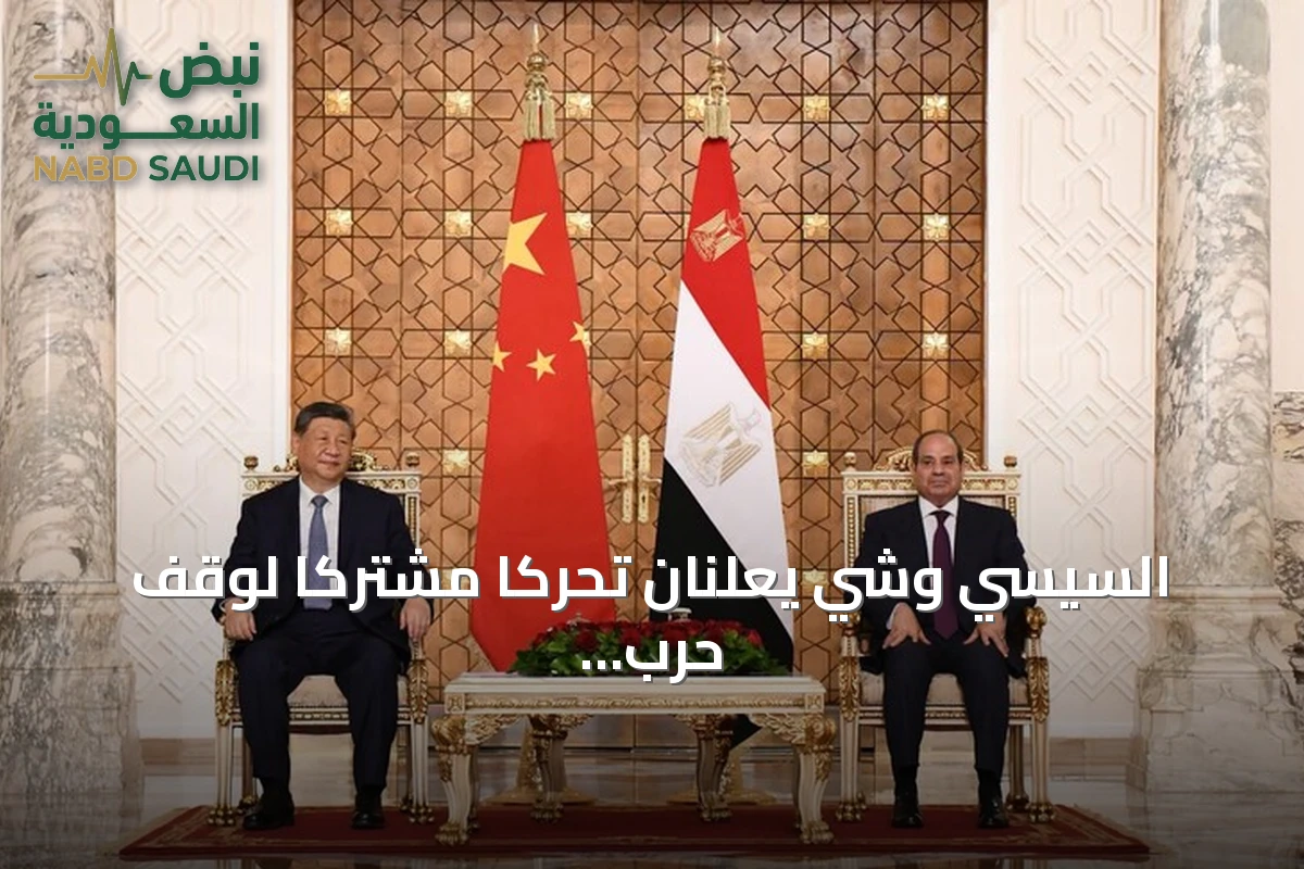 السيسي وشي يعلنان تحركاً مشتركاً لوقف حرب السودان ويشددان على تثبيت هدنة غزة
