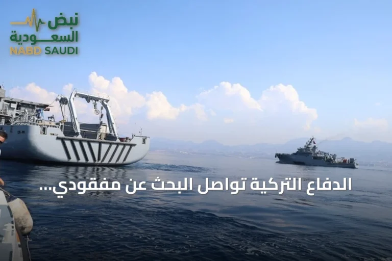 الدفاع التركية تواصل البحث عن مفقودي السفينة المنكوبة قبالة غيرنة