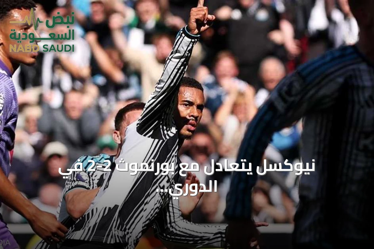 نيوكسل يتعادل مع بورنموث 2-2 في الدوري الإنجليزي