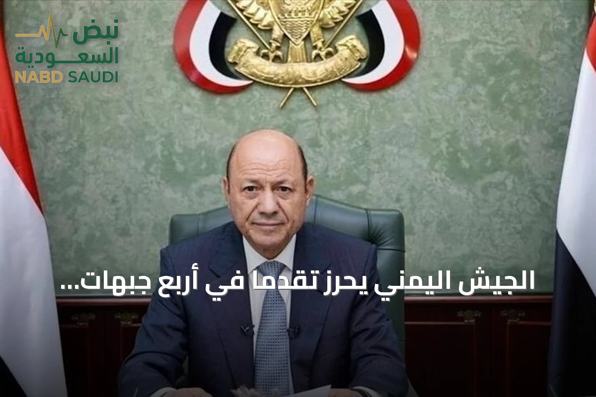 الجيش اليمني يحرز تقدماً في أربع جبهات والعليمي يتعهد بمواصلة العمليات