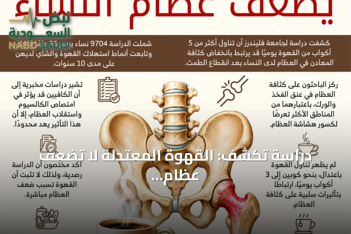 دراسة تكشف: القهوة المعتدلة لا تضعف عظام النساء فوق 65 عاماً
