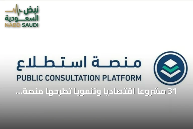 31 مشروعاً اقتصادياً وتنموياً تطرحها منصة “استطلاع” لإشراك العموم والقطاعين الحكومي والخاص