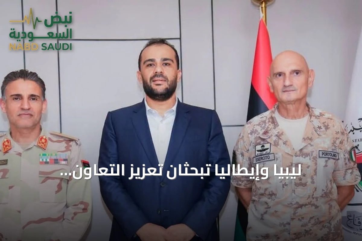 ليبيا وإيطاليا تبحثان تعزيز التعاون العسكري والتدريب