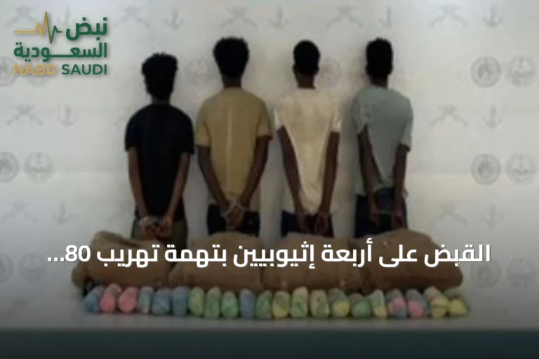 القبض على أربعة إثيوبيين بتهمة تهريب 80 كيلوغراماً من القات في عسير