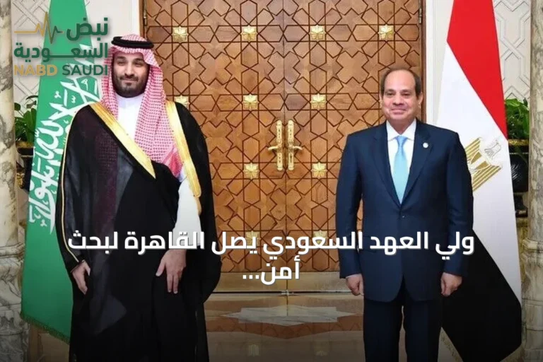 ولي العهد السعودي يصل القاهرة لبحث أمن الملاحة ومستجدات اليمن
