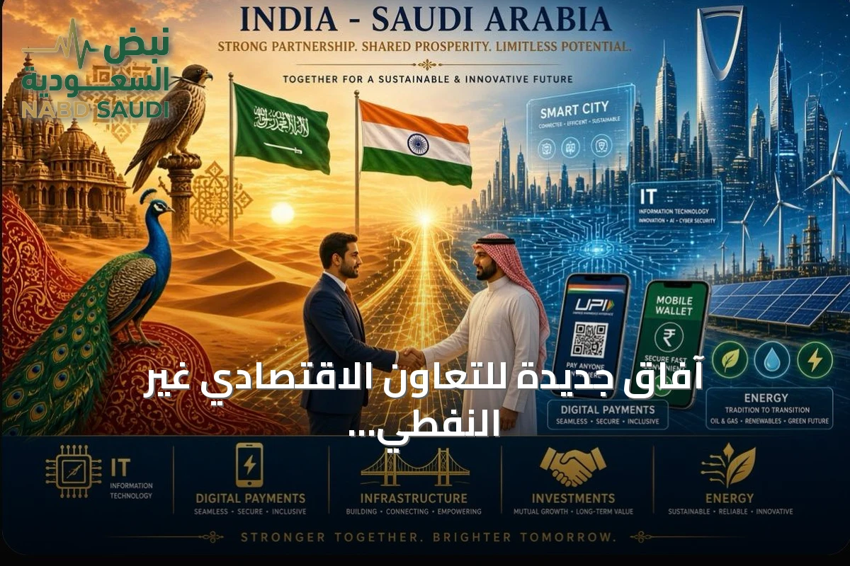آفاق جديدة للتعاون الاقتصادي غير النفطي بين المملكة العربية السعودية والهند
