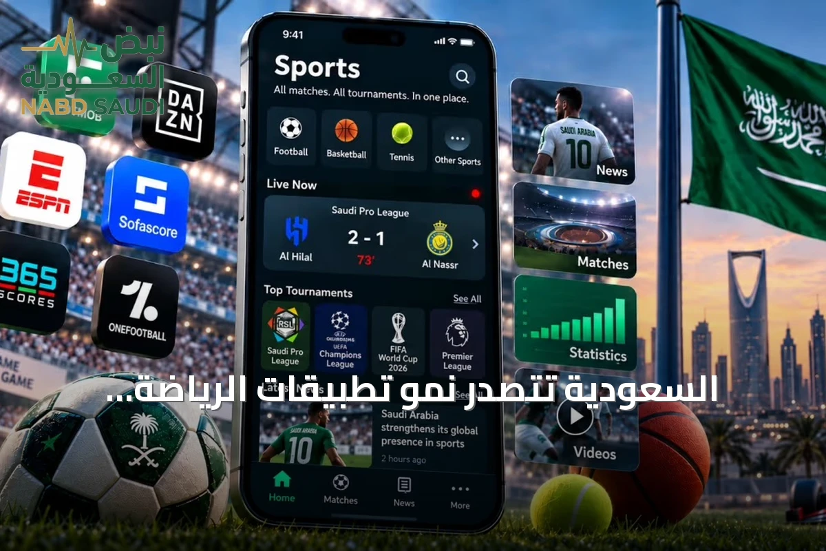 السعودية تتصدر نمو تطبيقات الرياضة عالمياً في النصف الأول من 2026