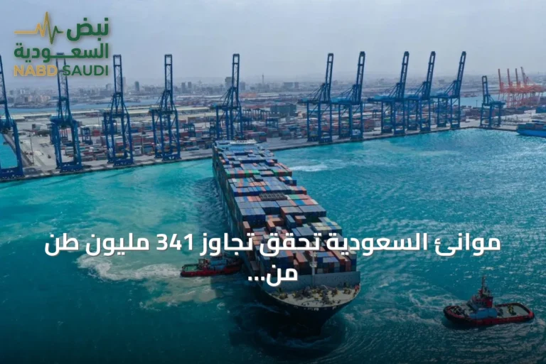 موانئ السعودية تحقق تجاوز 341 مليون طن من البضائع في 2025