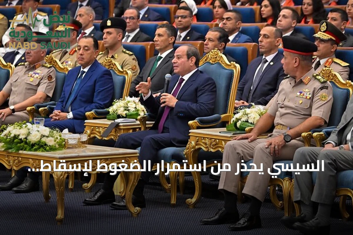 السيسي يحذر من استمرار الضغوط لإسقاط الدولة المصرية
