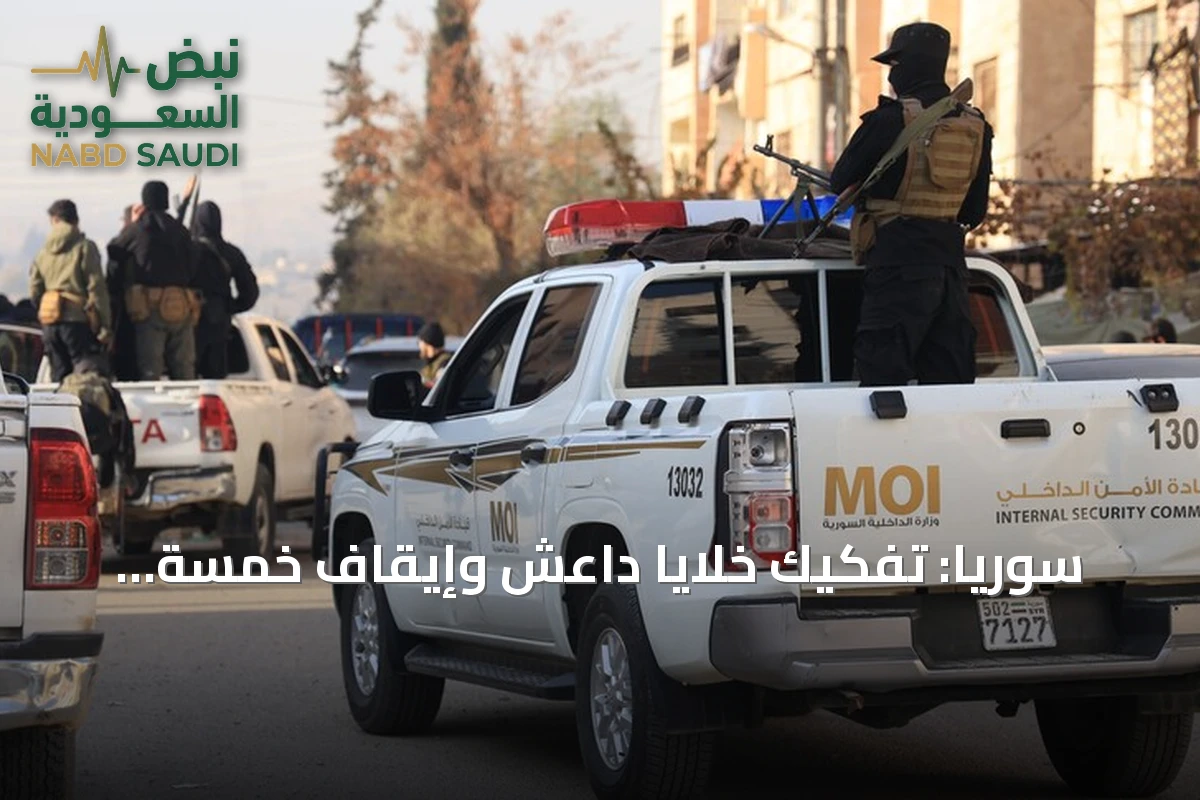 سوريا: تفكيك خلايا داعش وإيقاف خمسة مطلوبين في درعا