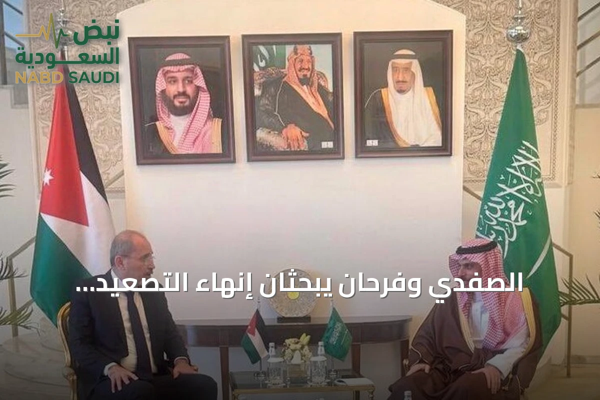 الصفدي وفرحان يبحثان إنهاء التصعيد الإقليمي وتأكيد التضامن مع السعودية