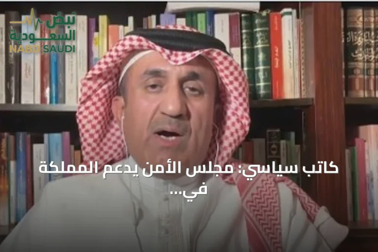 كاتب سياسي: مجلس الأمن يدعم المملكة في جهودها لحماية أمنها