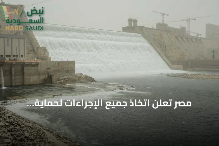 مصر تعلن اتخاذ جميع الإجراءات لحماية أمنها المائي
