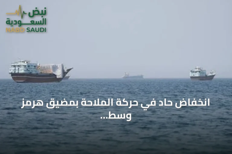 انخفاض حاد في حركة الملاحة بمضيق هرمز وسط تصعيد التوتر بين واشنطن وطهران