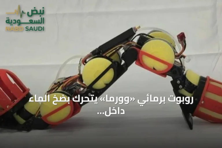 روبوت برمائي «وورما» يتحرك بضخ الماء داخل جسمه