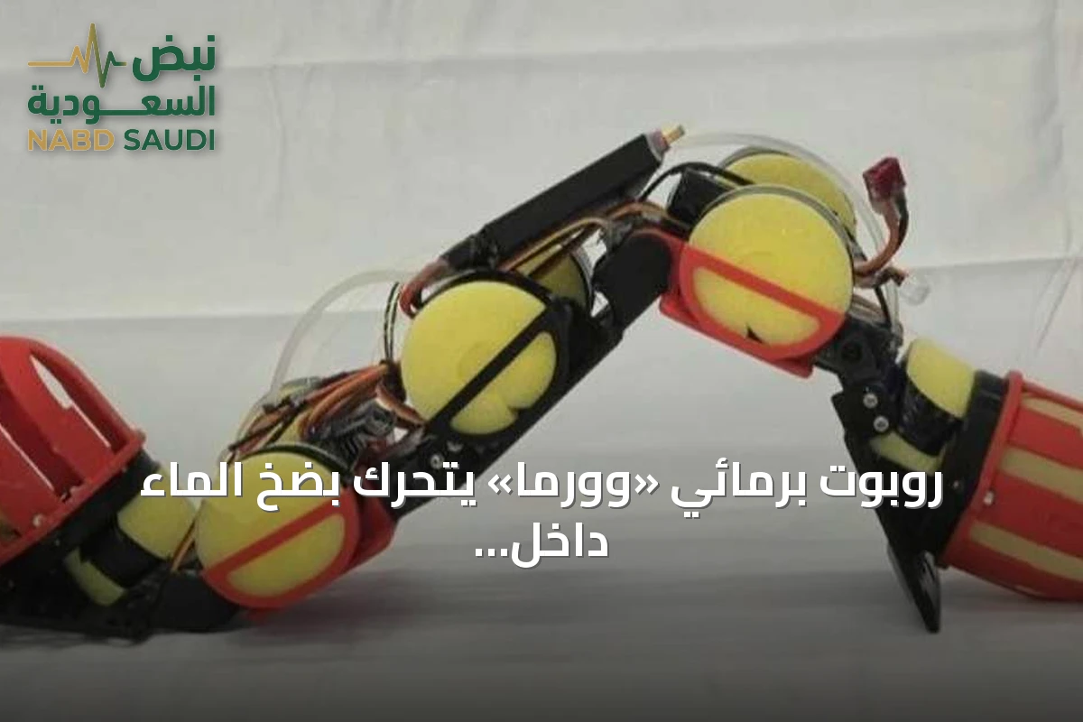 روبوت برمائي «وورما» يتحرك بضخ الماء داخل جسمه