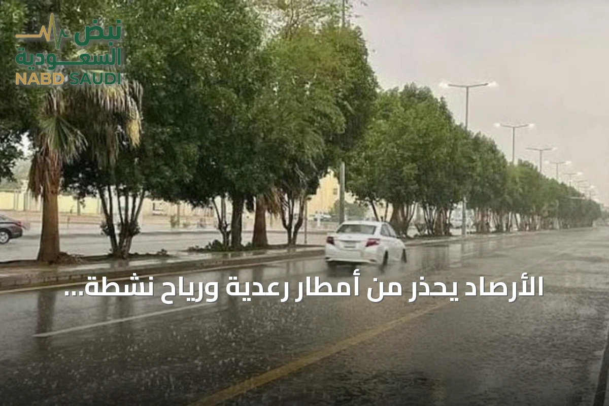الأرصاد يحذر من أمطار رعدية ورياح نشطة على عدة مناطق اليوم الثلاثاء