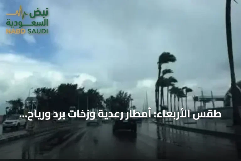 طقس الأربعاء: أمطار رعدية وزخات برد ورياح نشطة على عدة مناطق سعودية