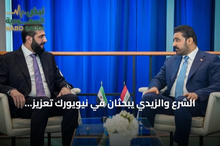 الشرع والزيدي يبحثان في نيويورك تعزيز التعاون الأمني والاقتصادي بين سوريا والعراق