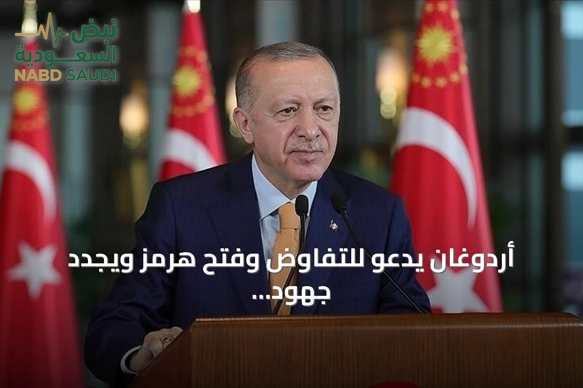 أردوغان يدعو للتفاوض وفتح هرمز ويجدد جهود إحياء ممر الحبوب